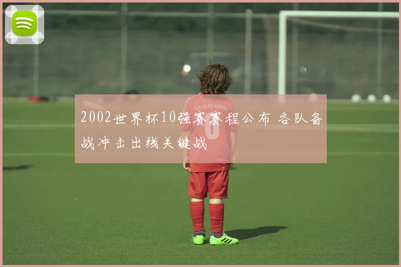 2002世界杯10强赛赛程公布 各队备战冲击出线关键战